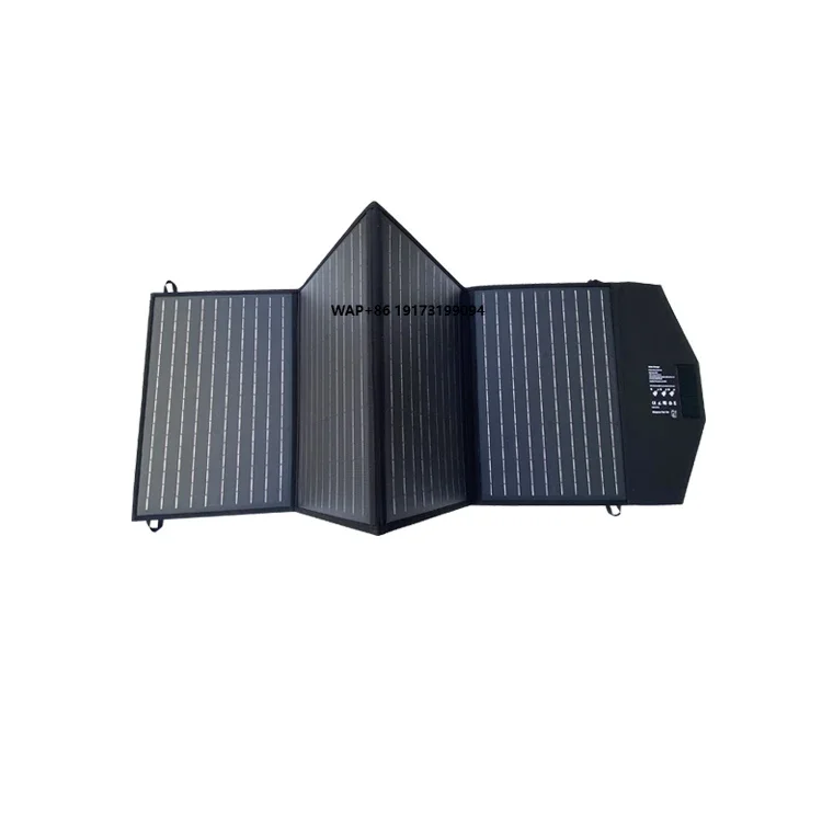 China Outdoor High Quality Charger Portable 100W Foldable Solar Panel