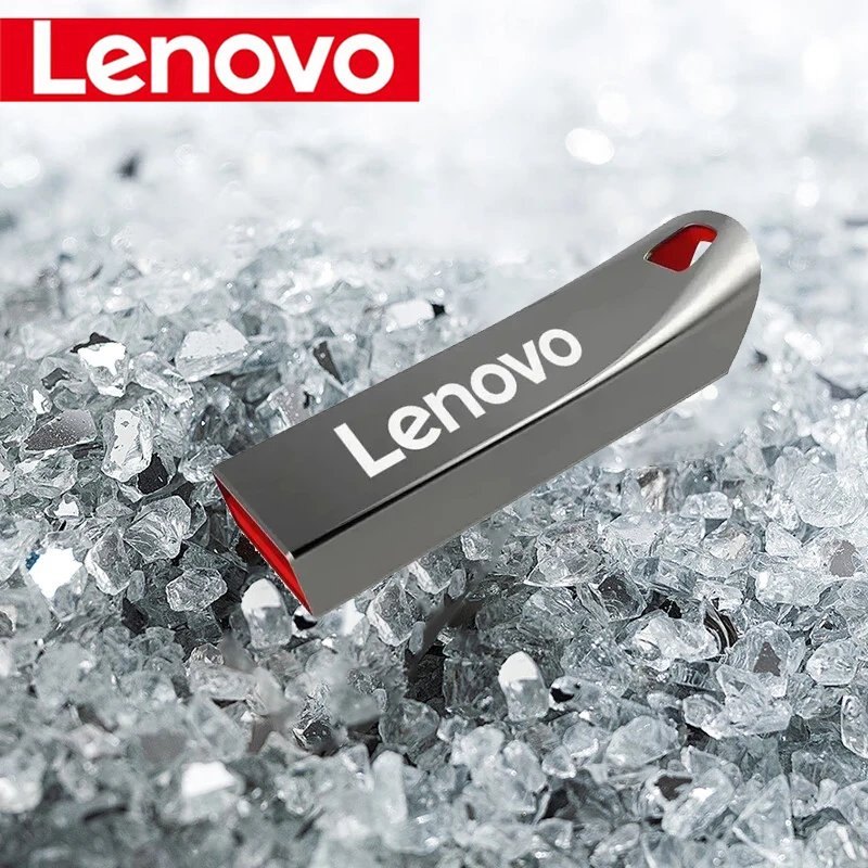 Lenovo 3.0 Pen Drive Metal High Speed Flash Drive 2TB 1TB USB Memory Stick Pen Drive 128GB Suitable for PC/Laptop/PS4