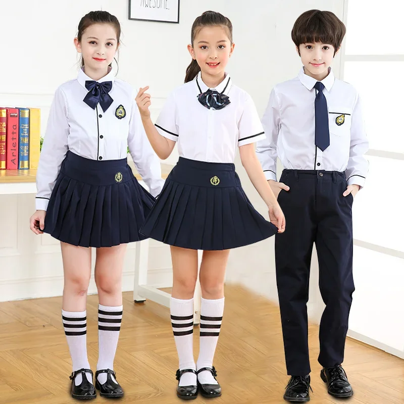 skirt School uniform set for primary and secondary School students, college style, British style, junior high School class