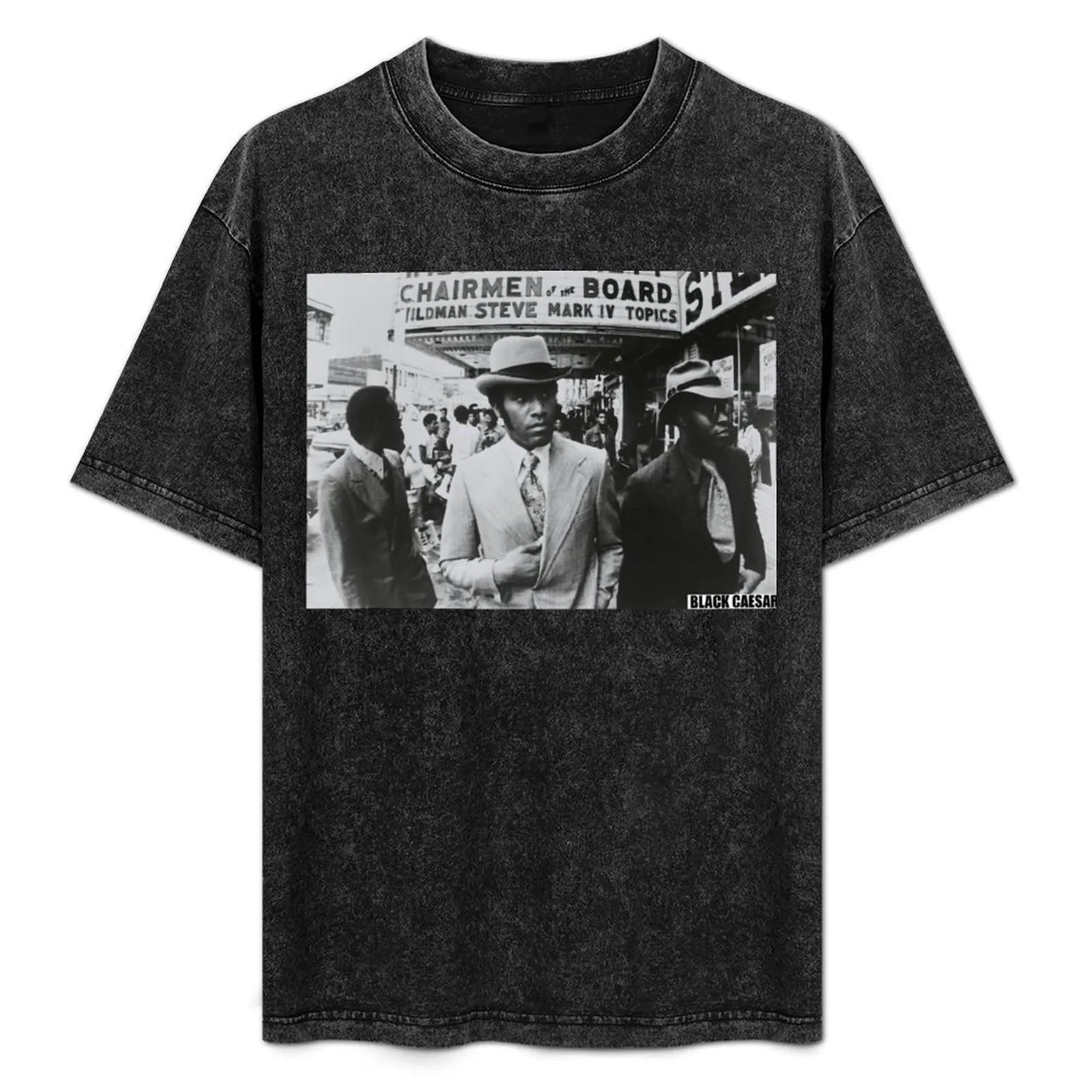 

The Black Caesar T-Shirt Stylish Print Short Sleeve Tee