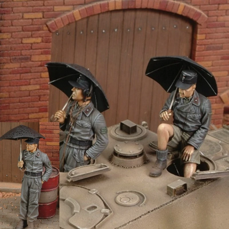 

Масштаб 1/35, литая под давлением фигурка из смолы, комплект модели, Вторая мировая война, 1944 г., немецкие танкеры на отдыхе, 3 фигурки (без танка), в разобранном и неокрашенном виде