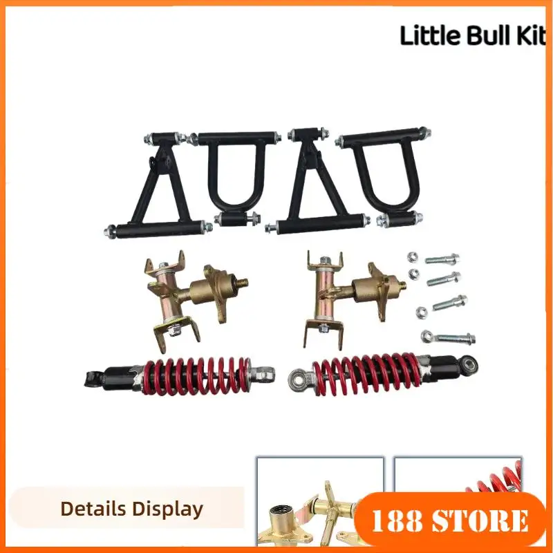 

Front Suspension Swingarm Assembly Reduce Vibration High Strength Upper and Lower Swingarm Fit for ATV for Quad Bike