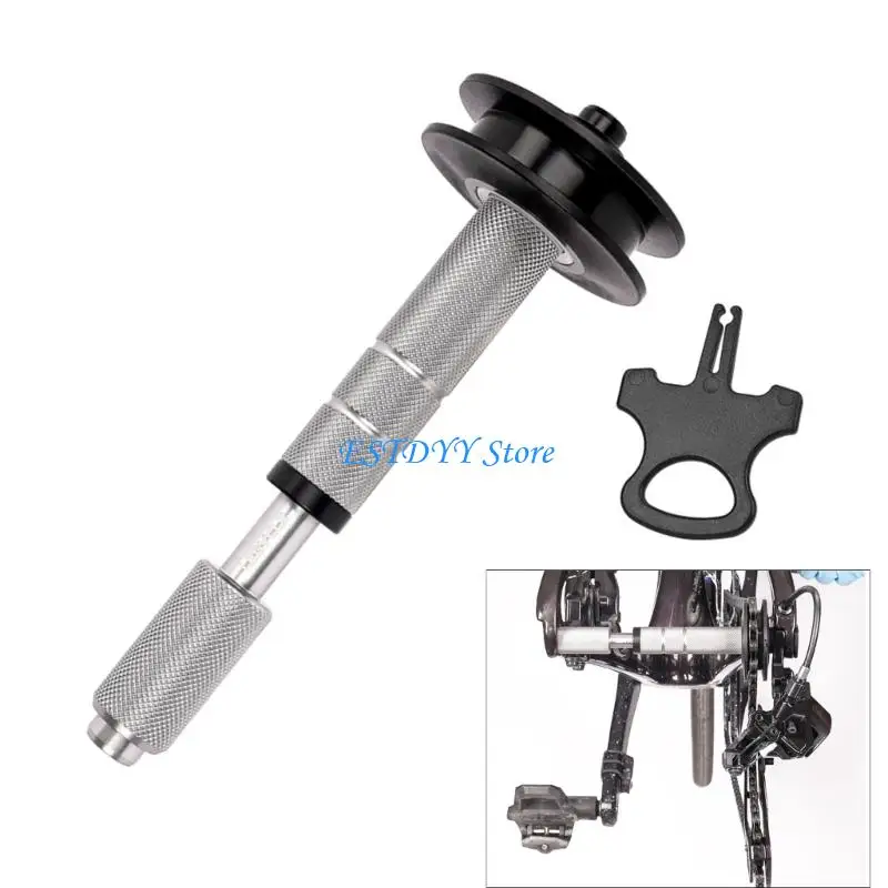 

G6DE Portables Chain Cleaning Device Set Quickly Release Barrels Shafts Frame for Easy Storage and Transport