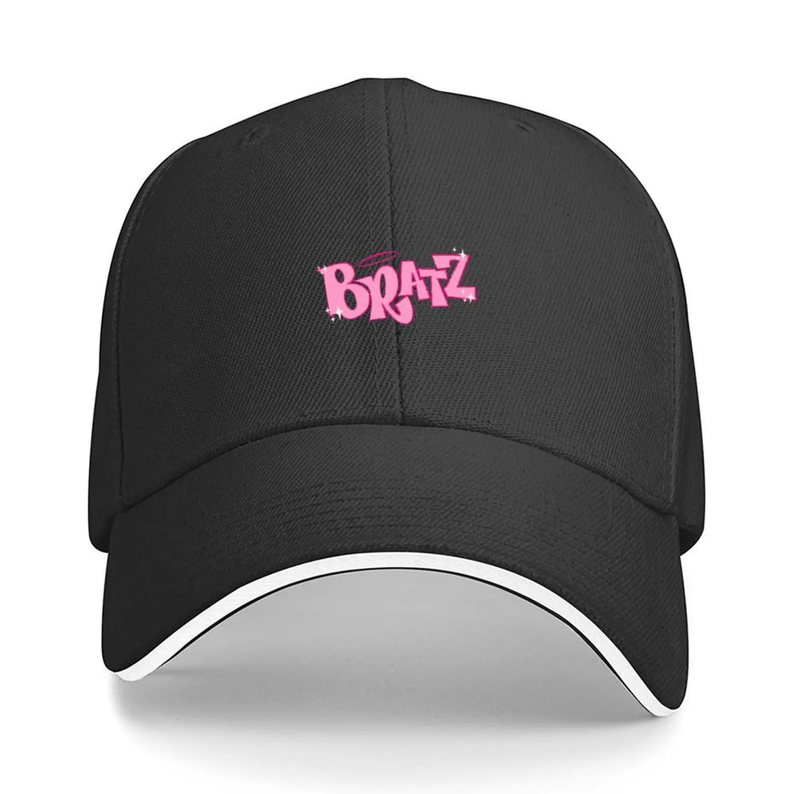

Bratz! blingee y2k bratz logo Baseball Cap hiking hat Thermal Visor Big Size Hat Sun Cap Boy Child Women's
