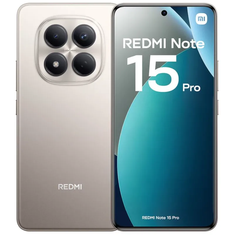 Xiaomi Redmi Note 15 Pro 4G 8GB 256GB 12GB 512GB 6,77 inch AMOLED-scherm MTK Helio G200-Ultra 200MP camera 6500mAh batterij