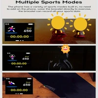 Montre-bracelet connectée pour hommes et femmes, Bluetooth, téléphone connecté, lecteur, musique, fitness, sport, moniteur de sommeil, montres numériques 4