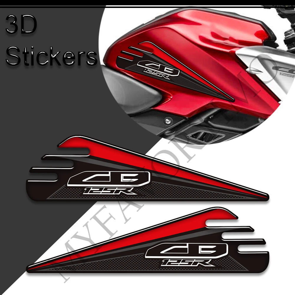 

Motorcycle For Honda CB125R CB 125R 125 2018 - 2022 Tank Pad Side Grips Gas Fuel Oil Kit Knee Protector Stickers Decals