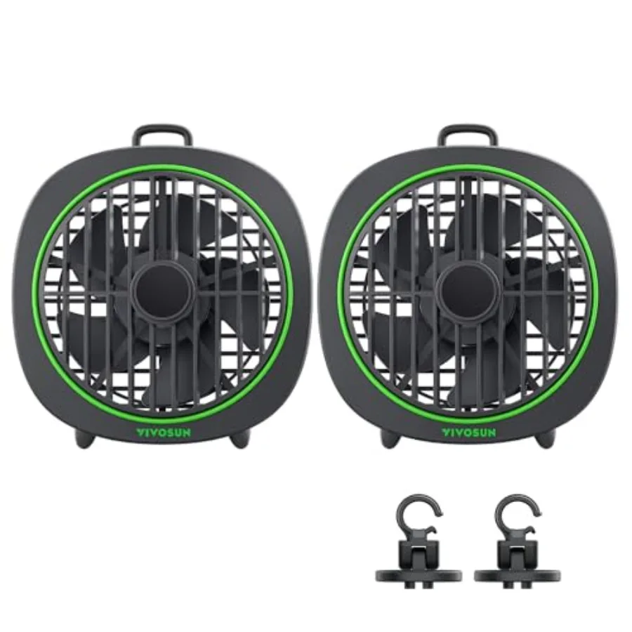

AeroWave D4 4" Grow Tent Clip Fan with Detachable Hook 3-Speed Strong and Quiet Airflow Adjustable Airflow Angle for Hydroponic
