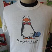 Vintage 80's Bloom County The Washington Post Milo Opus Bill Cat Penguin Lust T Shirt L long or short sleeves