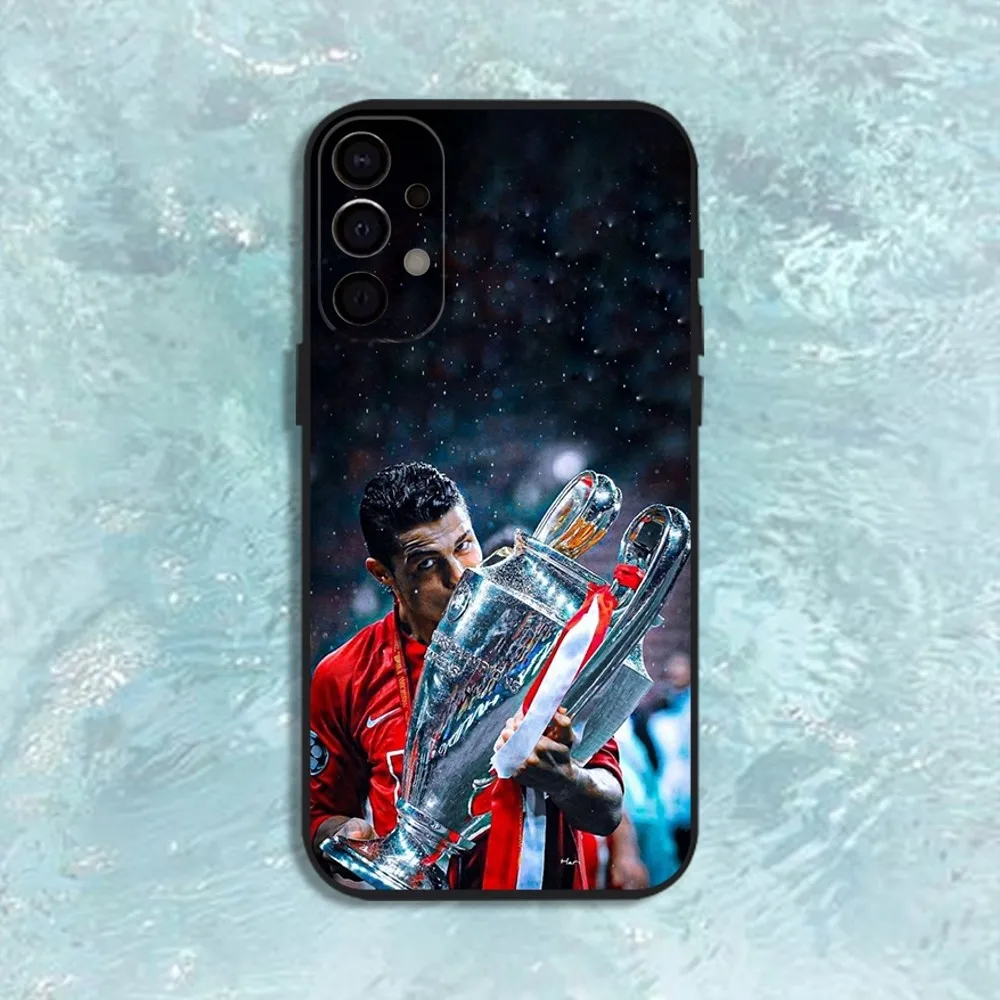 Чехол для телефона CR7 Football Star R-Ronaldo-ES для Samsung S25, S24, S21, S22, S23, S30, Ultra, S20, Plus, Fe, Lite, Note, 10,9,5G, черный чехол