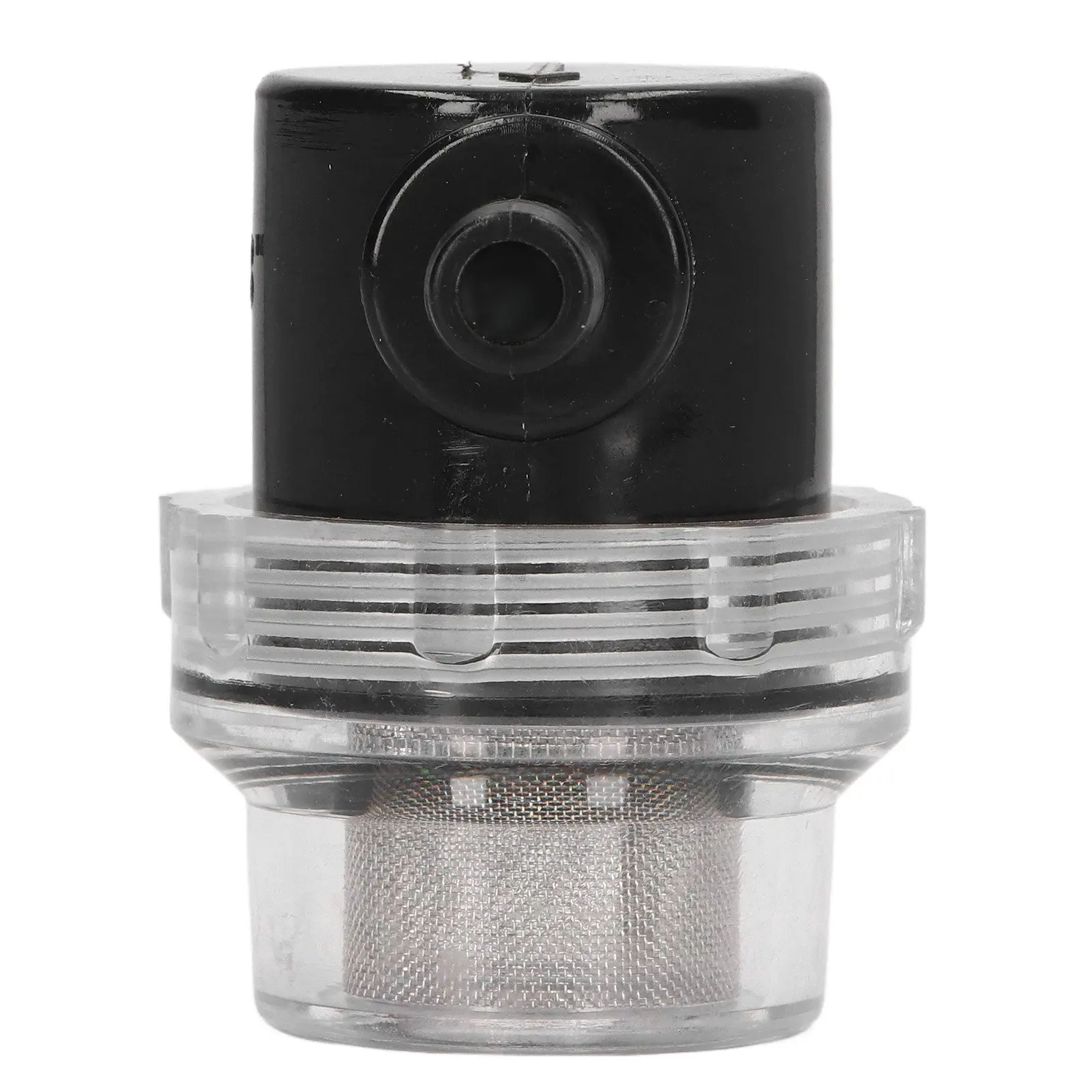 Water Pump Filter In Line Stainer Barb ABS 3/8in 1/2in Output for DC 12V 80 PSI Pumps
