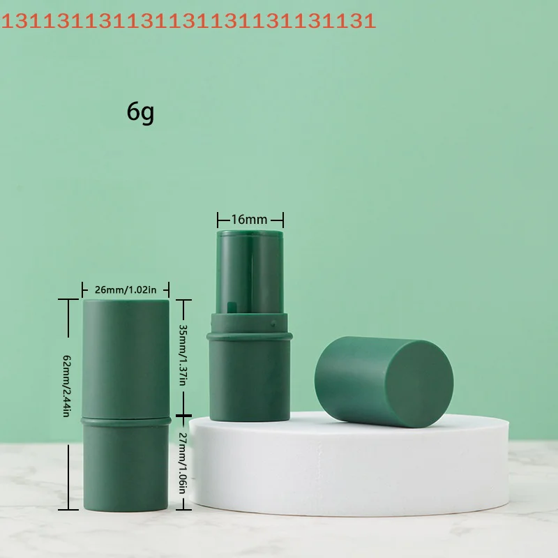 1 قطعة 6 جرام لون الحلوى فارغة إعادة الملء أنبوب أحمر الشفاه حاوية بلسم الشفاه حاوية مستحضرات التجميل الفارغة غسول الحاويات زجاجة السفر #6