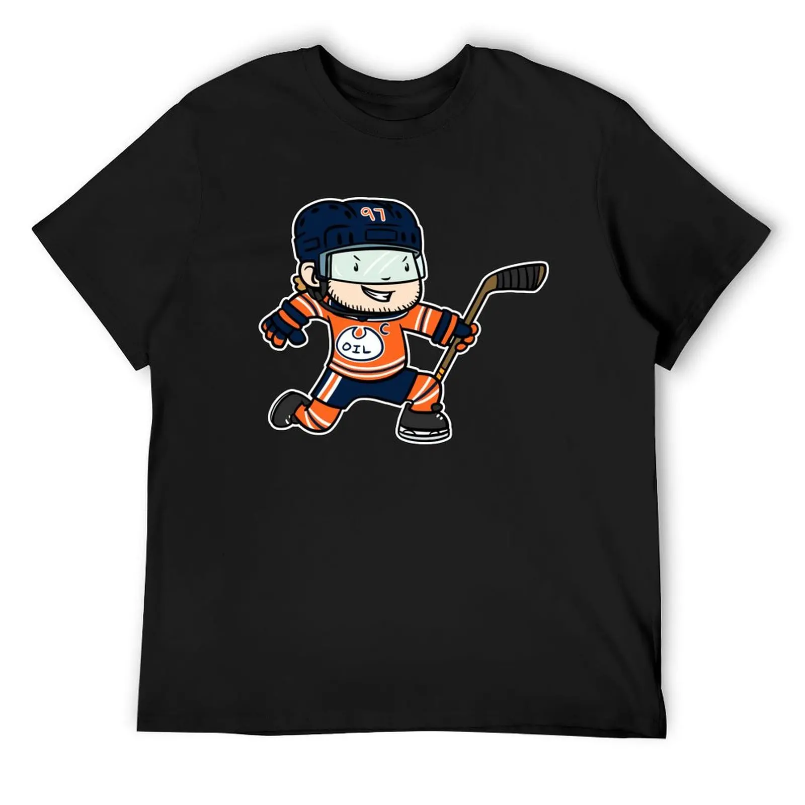 Hockey goal celly, Home jersey T-Shirt cotton graphic tees summer clothes Men's cotton t-shirt