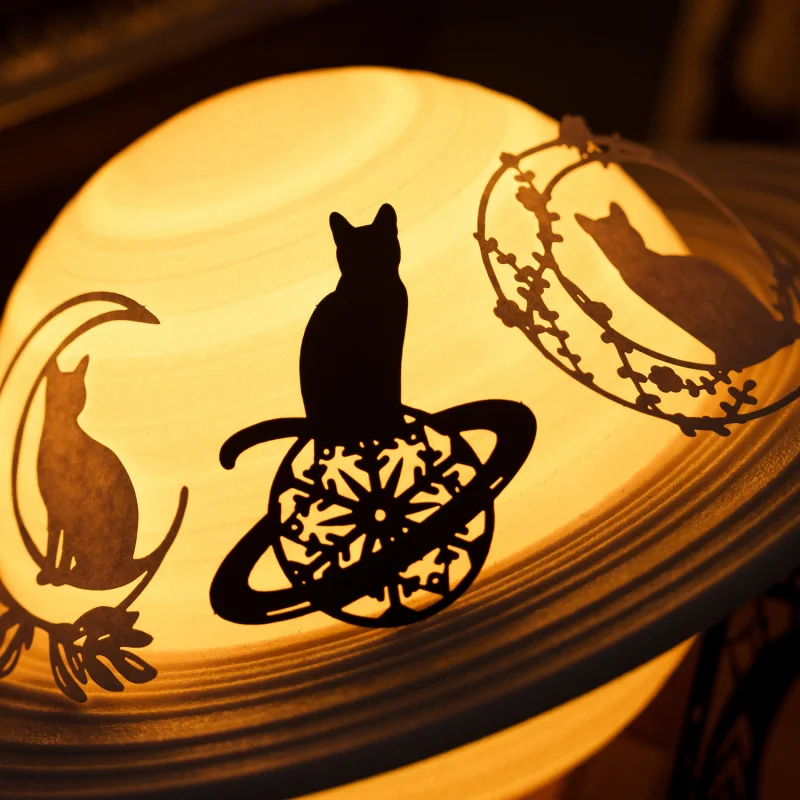 

10 шт. черно-белой бумаги с кошачьим мотивом, ажурная, изысканная, для декора джанк-журналов