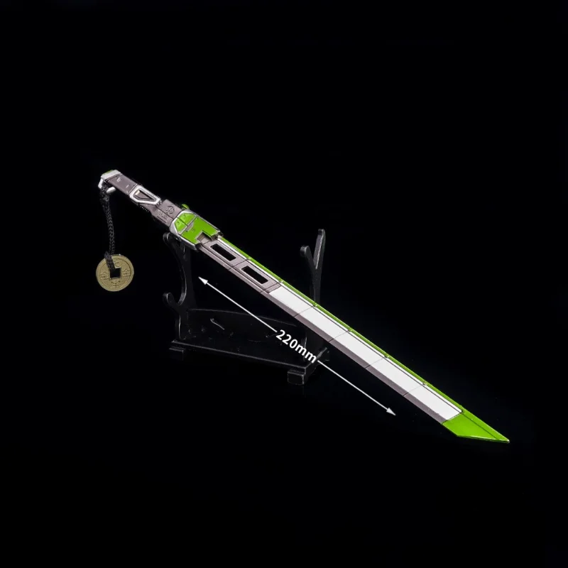 Apex ATIONS End Crypto Heirloom Biwon Blade Weapon Keychain, Game Anime, Katana Swords, Katana Knife, Boy peuvToys, Décoration Gift, 22cm