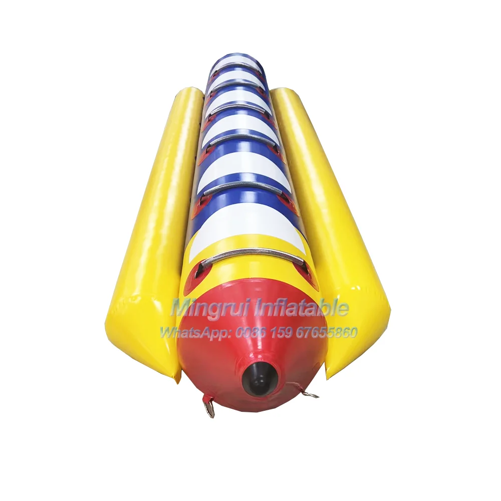 Inflatable Flying Fish Towable Tube  Aquatic Banana Boat water for Beach Water Park Game