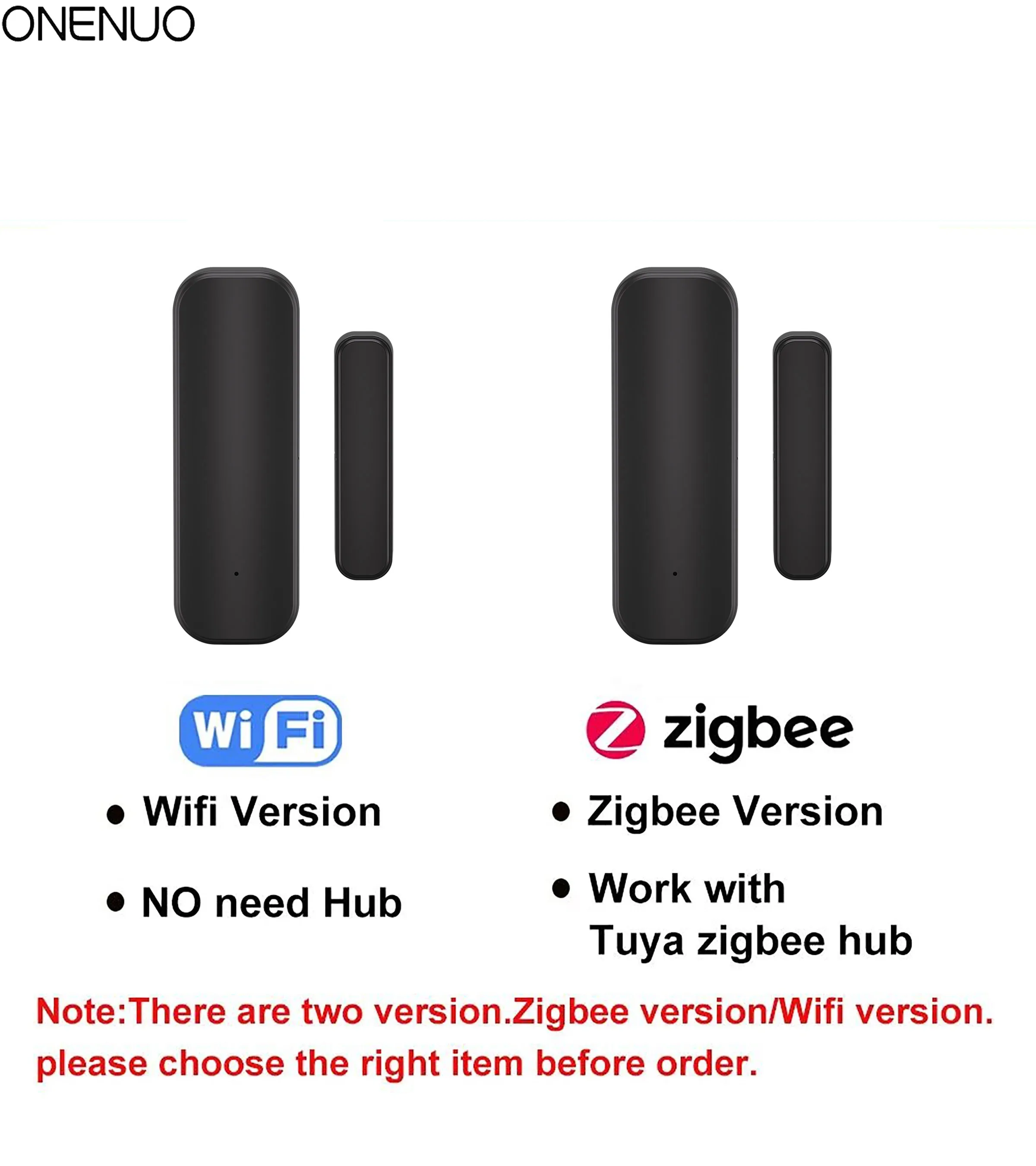 

Tuya Zigbee Wifi Door Sensor Window Entry Sensor Security Burglar Magnetic Sensor Alarm Smart Life Work With Alexa Google Home