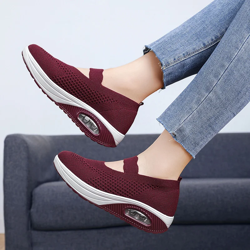 2024 Summer New Comfort Casual Women\'s Shoes Fashion Soft Sole Breathable Hollow Out Flat Shoes for Women Zapatos De Mujer