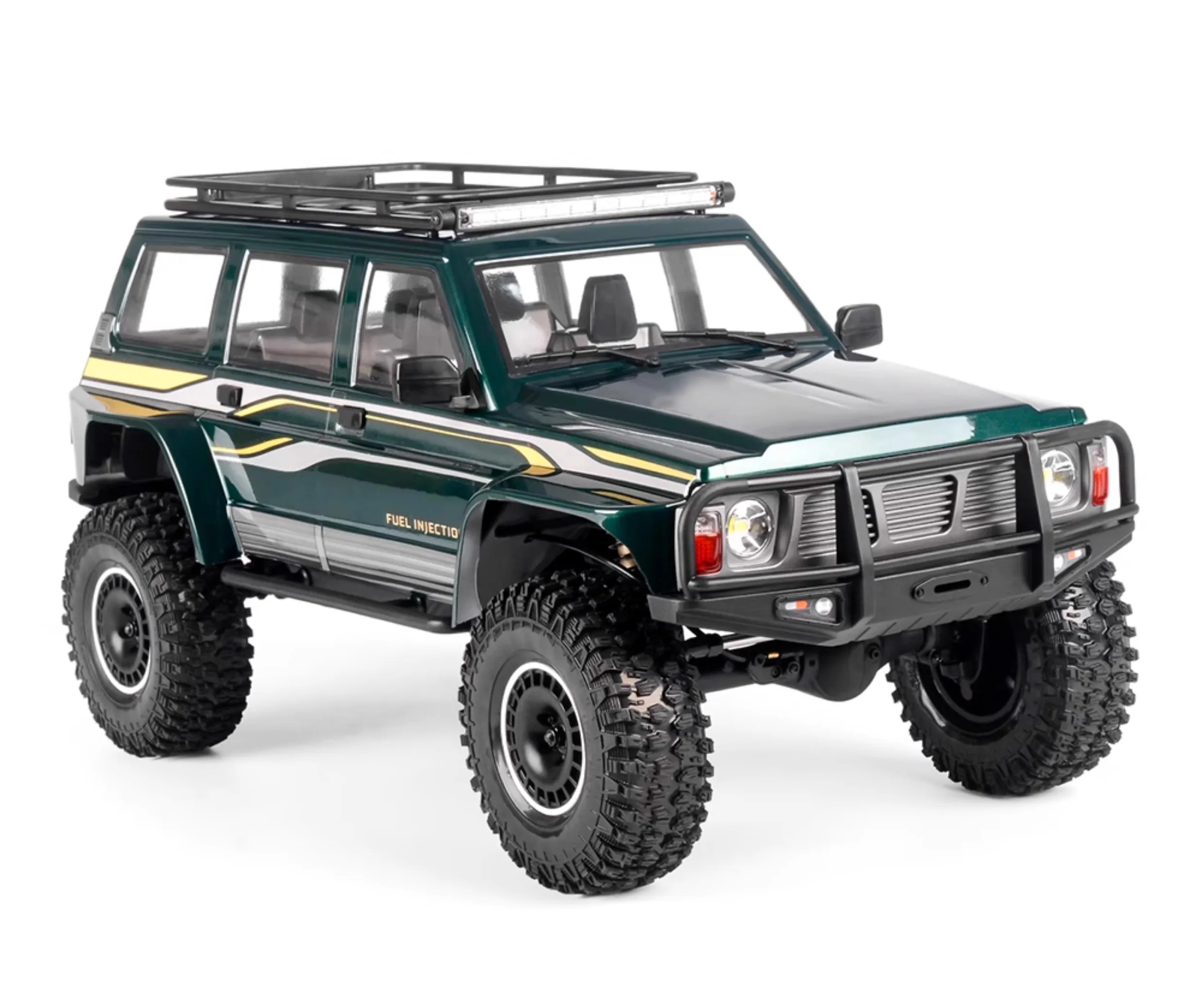 YK4107Pro Brushless Version; 1/10 Scale RC Crawler with 4WD, 2-Speed Differential Lock and Realistic Toyota Land Cruiser Model