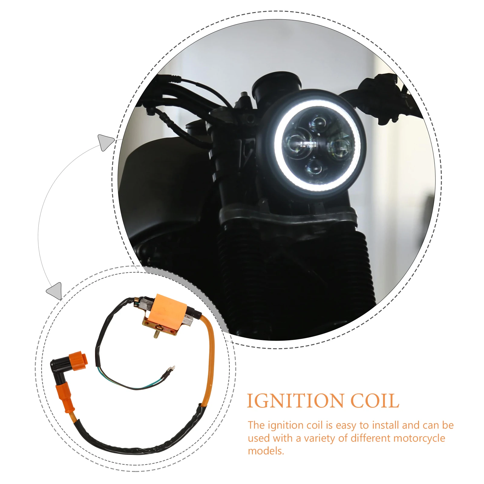 

High Performance Ignition Coil Replacement Module Waterproof ATV Dirt Bike Motorcycle 50 70 90 110CC Engine Standout Design Easy