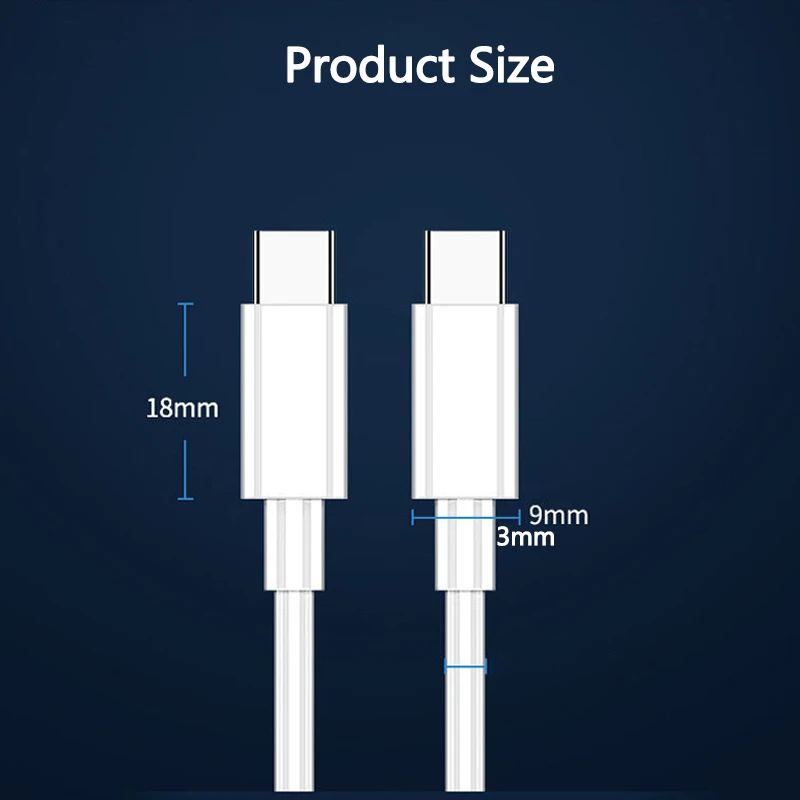 Кабель USB Type-C на USB, 60 Вт
