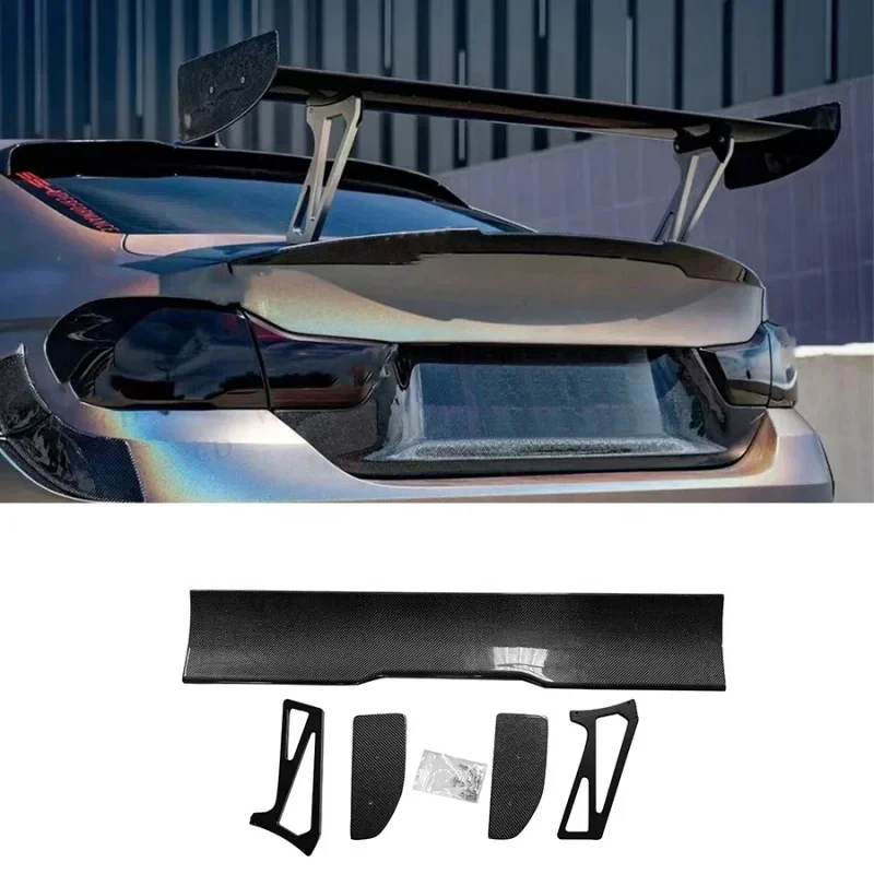 

Real Carbon Fiber RKP Style Rear GT Trunk Wing F80 M3 F82 M4 M5 M6 F87 M2 G30 F90 Universal Car Rear Spoiler Wing