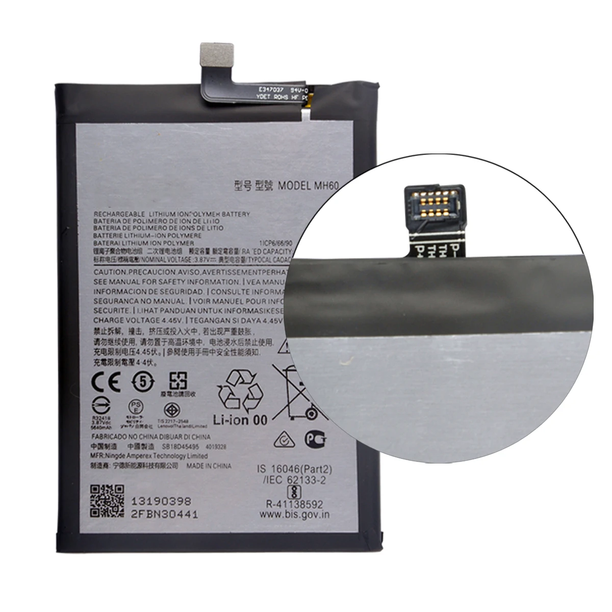 100% Original  MH60 6000mAh Battery For Motorola Moto G10 Power  Phone Batteries