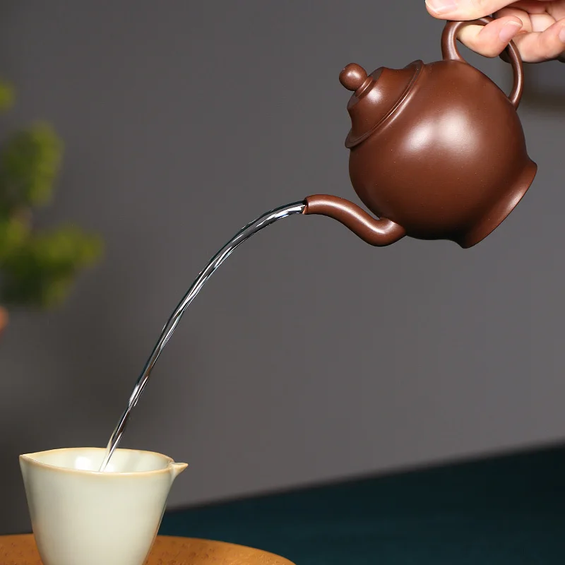 [Jingzhou Kiln] Grand Collection Yi Purple Clay Pot, High Temperature Old Mud Olive Handmade By  Panjun