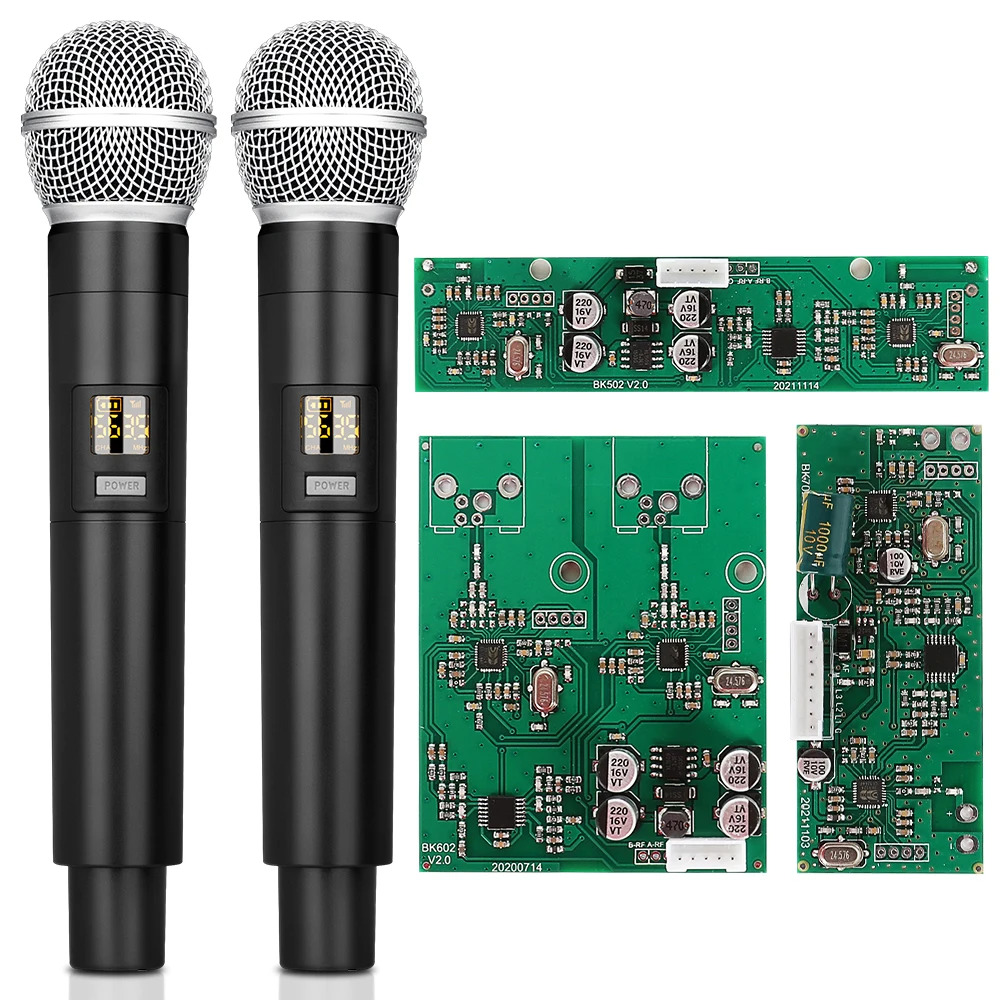 

Модуль беспроводного микрофона Biner, плата приема микрофона UHF FM, плата микшера, обработка звуковой коробки, плата аудио