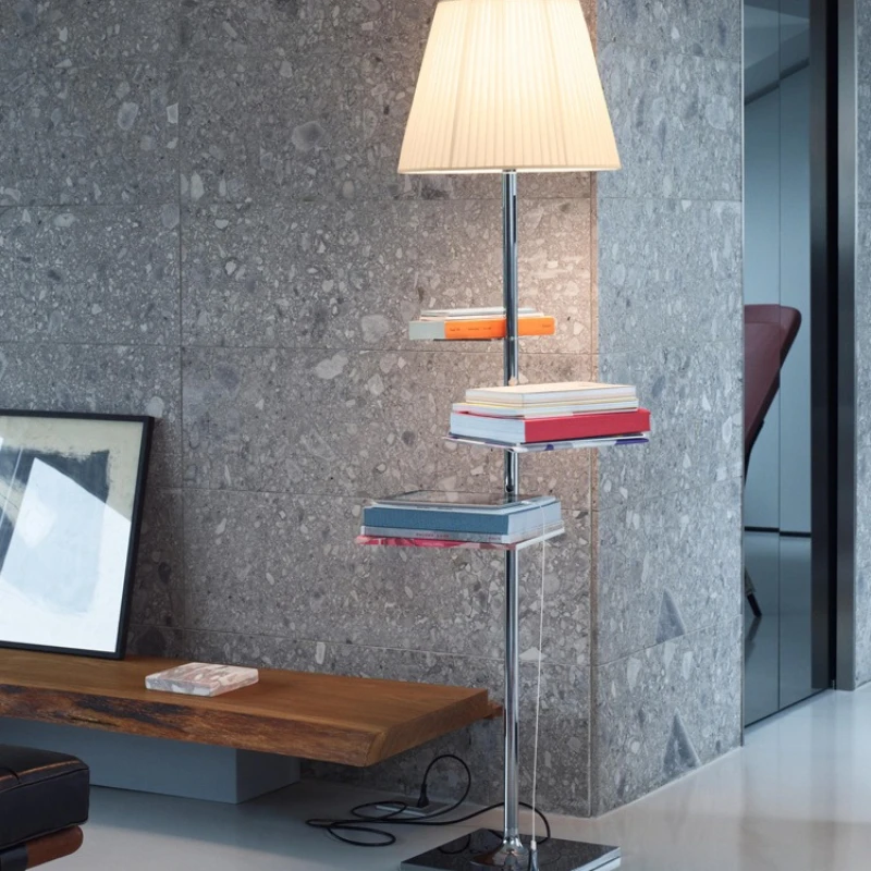 

Modern classical shelf art floor lamp Italian creative Nordic multipurpose living room bedroom study standing lamp