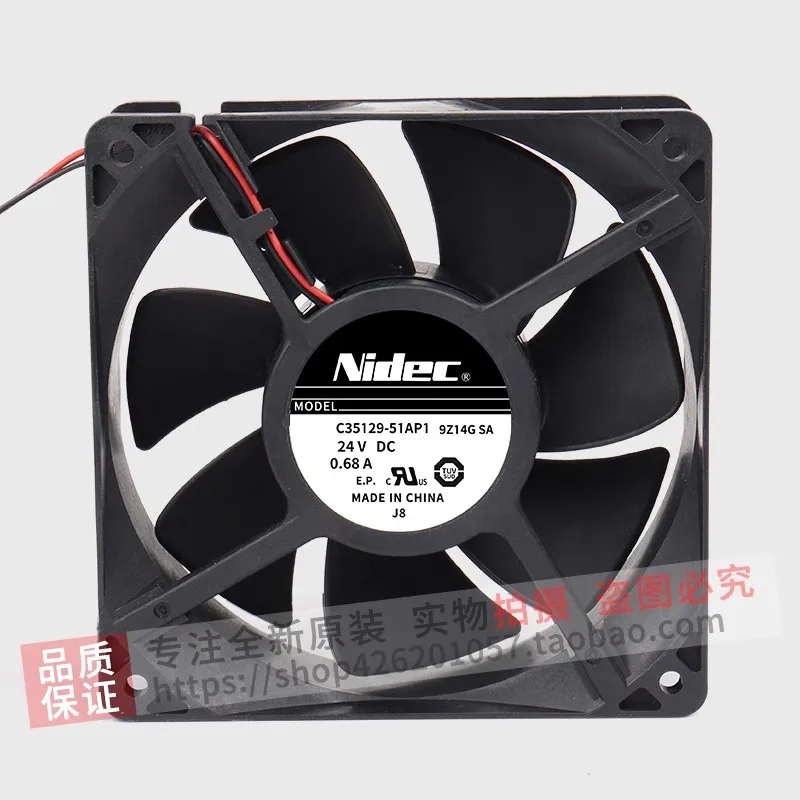 Mới Ban Đầu Quạt 4114NHHR 4114 NHH 24V 520mA 12.5W 12Cm Inverter Kim Loại Nhôm Khung Quạt cắm