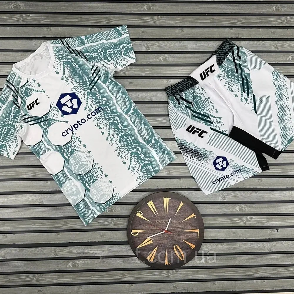 

Новый летний комплект для единоборств UFC 2026: дышащий, быстросохнущий спортивный костюм оверсайз для мужчин и женщин для тренировок по боксу, ММА и джиу-джитсу