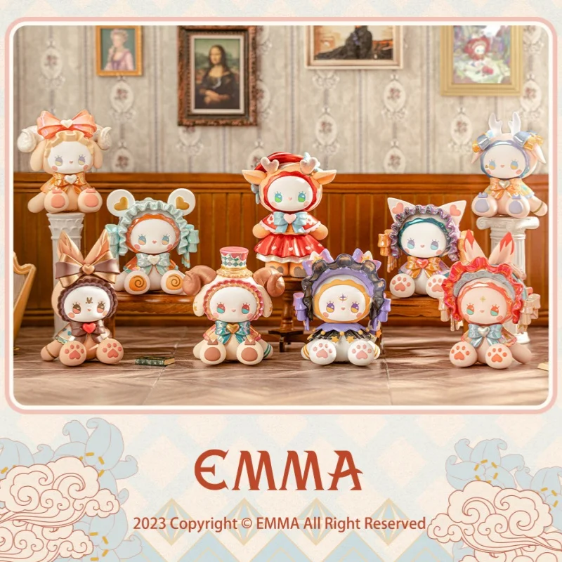 

EMMA Secret Forest Tea Party Collection Blind Box Collectible Cute Action Figure Tabletop Decor Birthday Gift For Girls