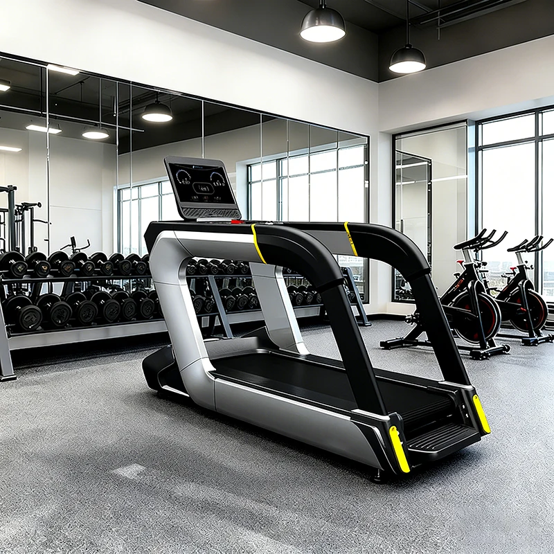 Commercial Electric Gym Treadmill With Touch Screen And 3.0HP Motor Customized