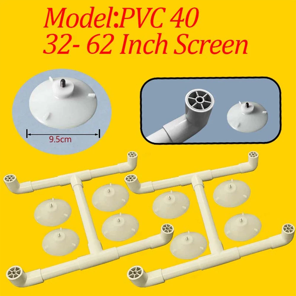 LED TV Screen Remove Repair Tool Detachable 32-62 Inch Panel Silicone Vacuum Suction Cup Support Maintenance Device