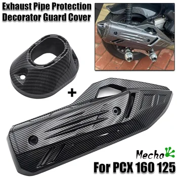 ฝาครอบสำหรับมอเตอร์ไซค์ฮอนด้า PCX160 PCX125 2021-2024 PCX 160 PCX 125 2023 2022ฝาครอบป้องกันท่อไอเสียฝาครอบท้าย