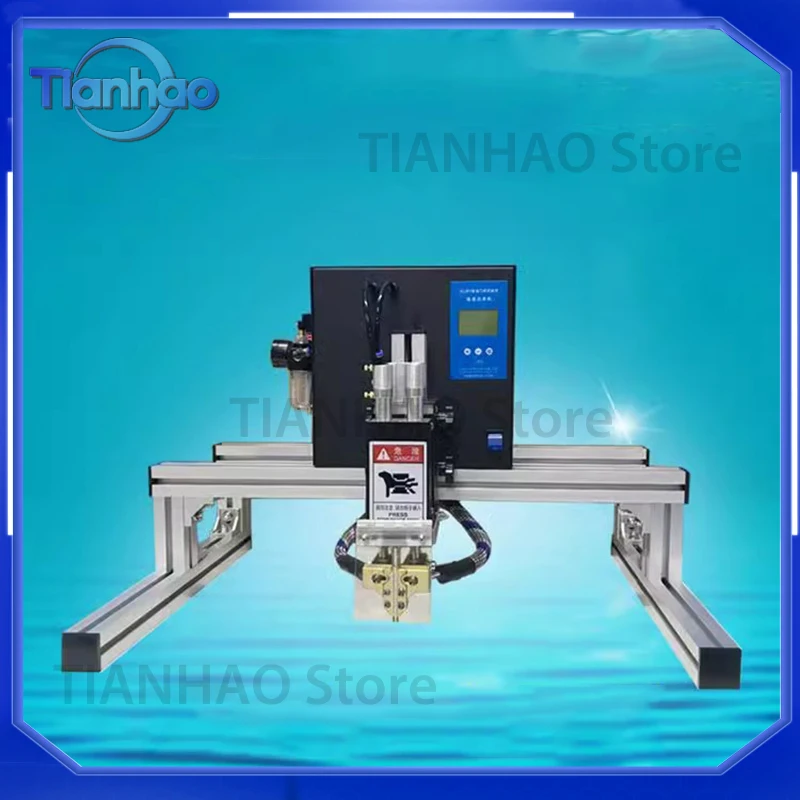 New GJ01 Spot Welding Machine with Microcomputer Control Gantry Type Mash Battery Welder Pneumatic Aluminum 10KW for 18650