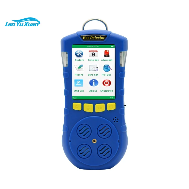 Portable Multi gas detector with data logging Multi gas analyzer