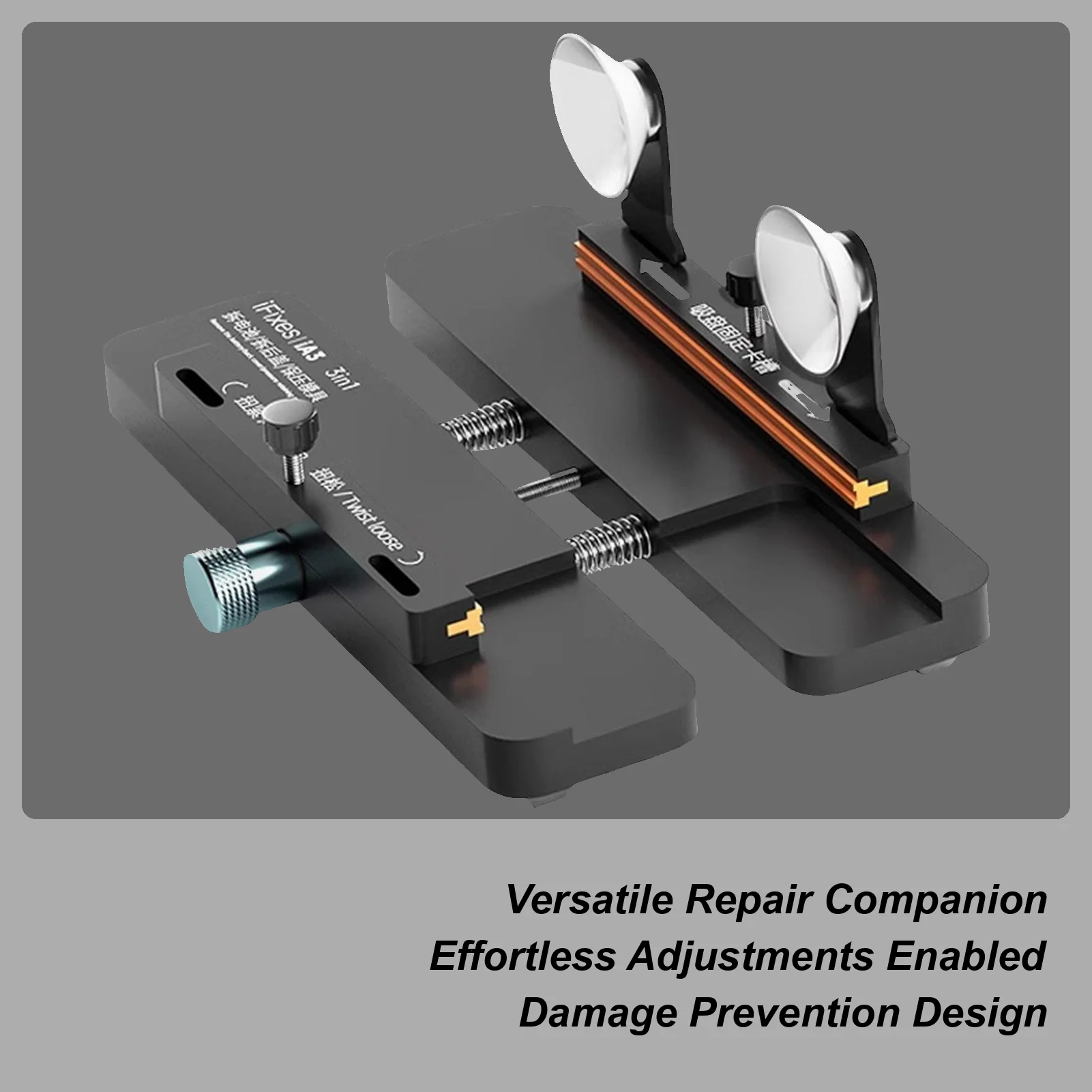 

Phone Screen Separator Opener Clamp Phone Back Cover Separator Fixing Tool With Strong Suction Cup Smartphone Repair Supplies