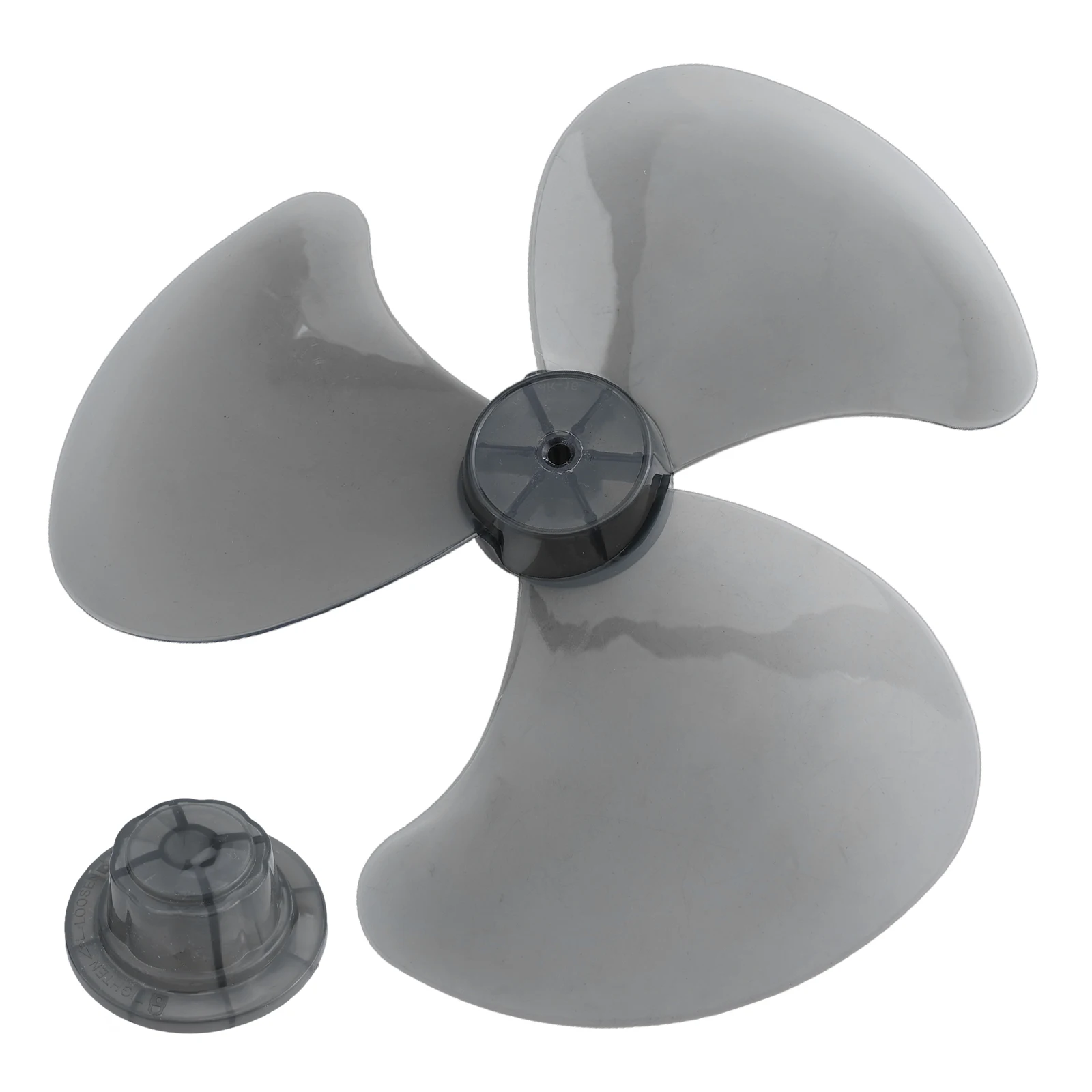 Three-Blade 16 Inch Fan Blade with Nut Cover for Pedestal Fan Units Using PP Material for Fan Blade Replacement