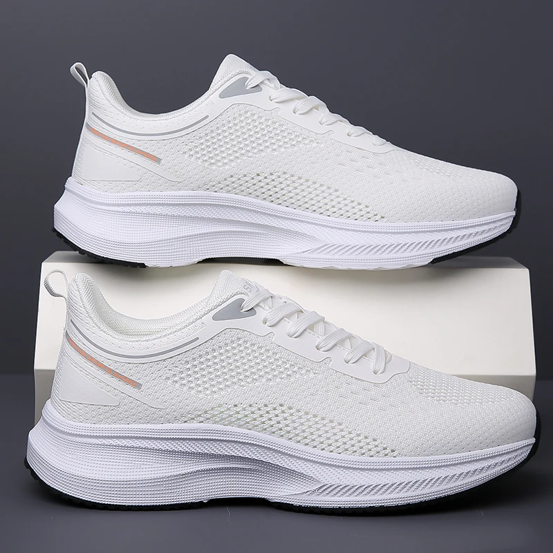 

Мужская обувь, белые прогулочные дышащие повседневные легкие баскетбольные кроссовки для бега, мужская спортивная обувь высокого качества, мужские кроссовки