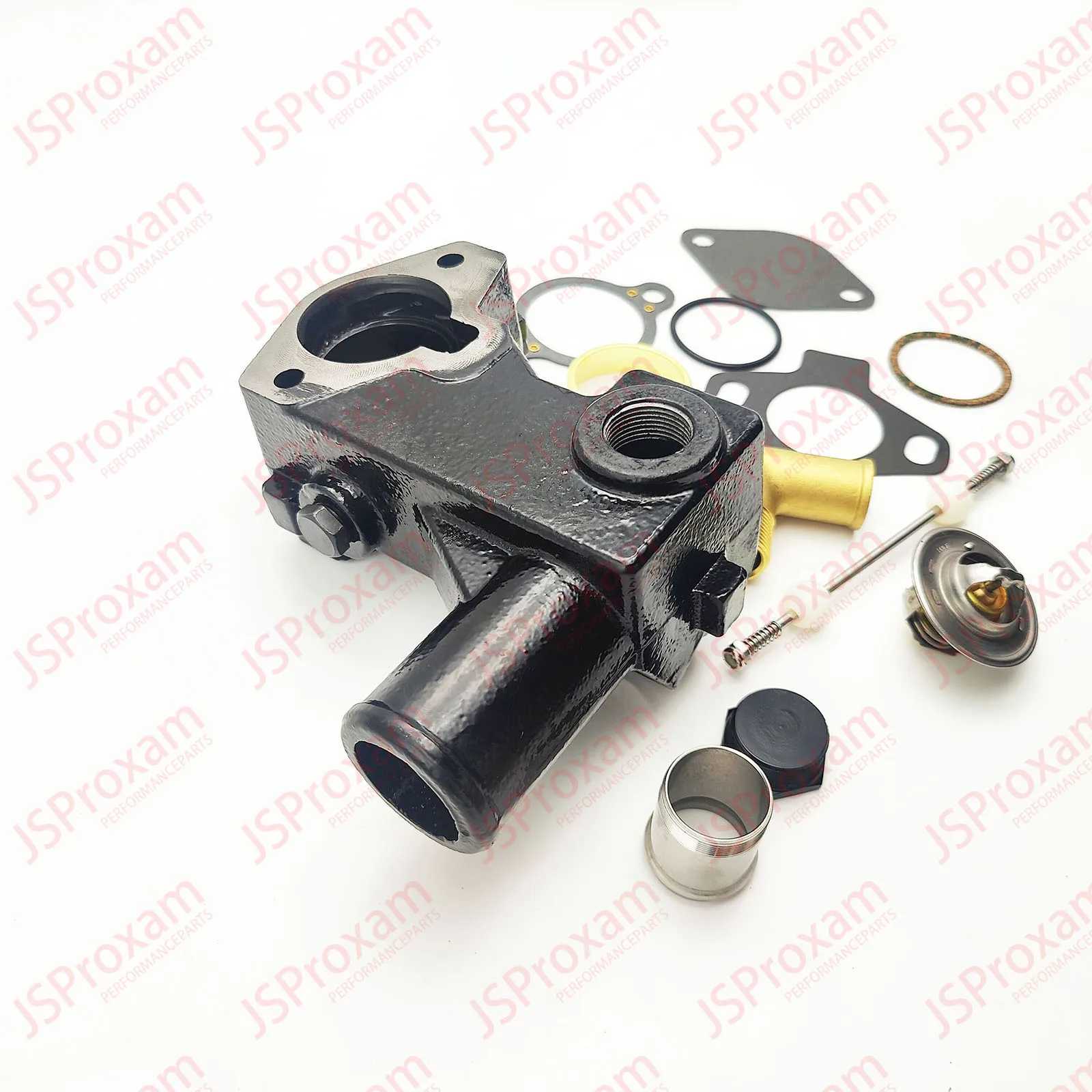 8M0061381 87290A4 Replaces Fit For Mercruiser 807252Q4 305 5.7 5.7l 5.0l 305 350 5.0 Thermostat Housing Kit Tee Valve