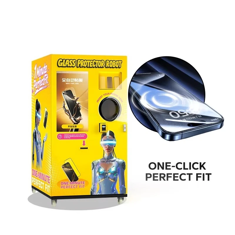 

Customized Fully Automatic Commercial Vending Machine New Mobile Phone Film Credit Card Application Tempered Glass Quick Restock