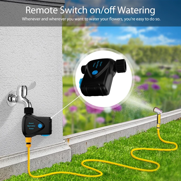 Tuya Smart Wifi Watering Timer IP66 Remote Control Lawn Automatic Watering Garden Irrigation APP Controller Sprinkler