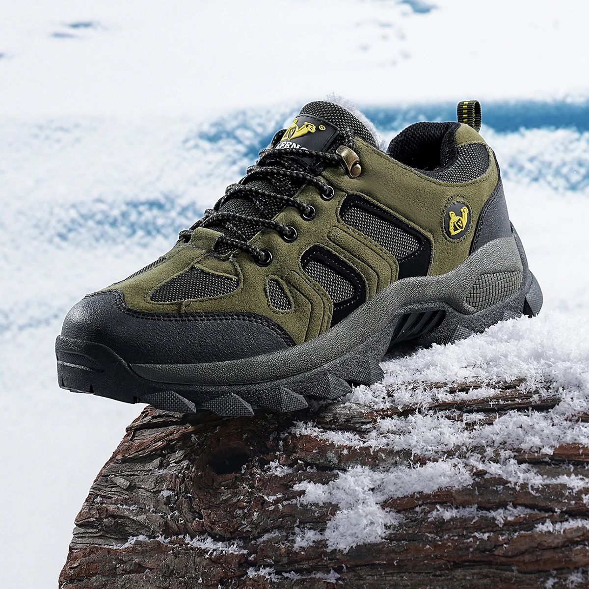 Winter Men Women Outdoor Sports Hiking Shoes Warm Footwear Pluff Inside Comfortable Sneaker No Cold Shoe for Man Woman