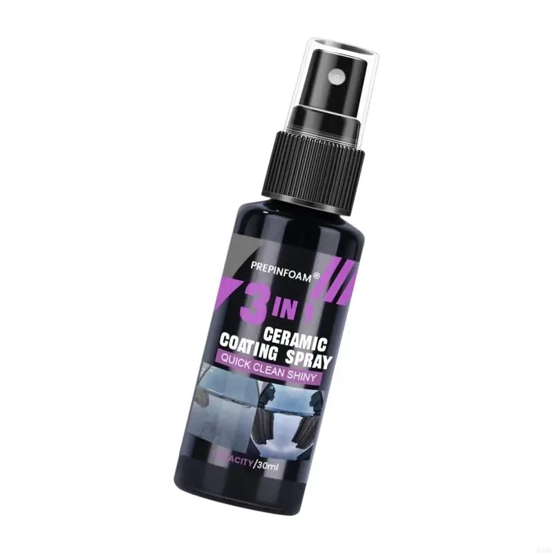 D5BE Car Ceramic Coating for Routine Exterior Detailing, Easy-Apply Gloss Care for Paint, Glass and Lamp Covers for Car Owners