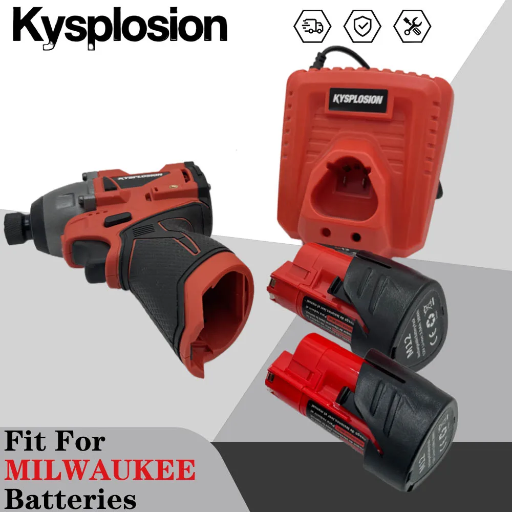 12 فولت مفك كهربائي تأثير مفك بطارية ليثيوم دبابيس اللاسلكي الحفر الكهربائية مفك مسامير لبطارية ميلووكي m12