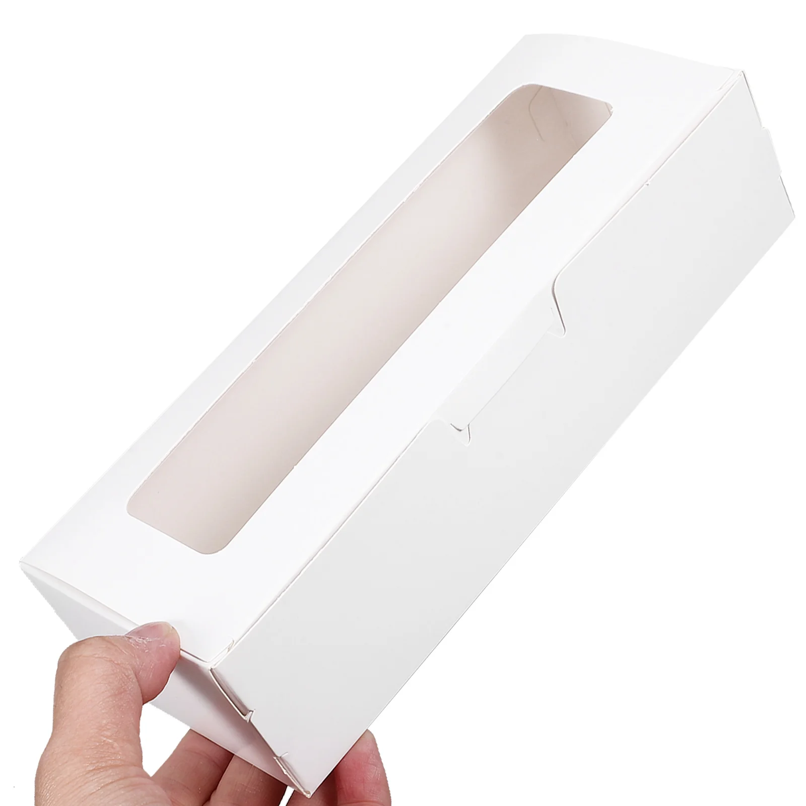 

10pcs Macaron Packaging With Window Candy Gift Boxes For Dessert Bakery Treats Container Box Wedding Corporate Events Portable