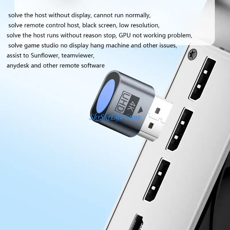 

E65E Strong Construction DP/Mini DP Virtual Monitor Equipment Enables High Resolution