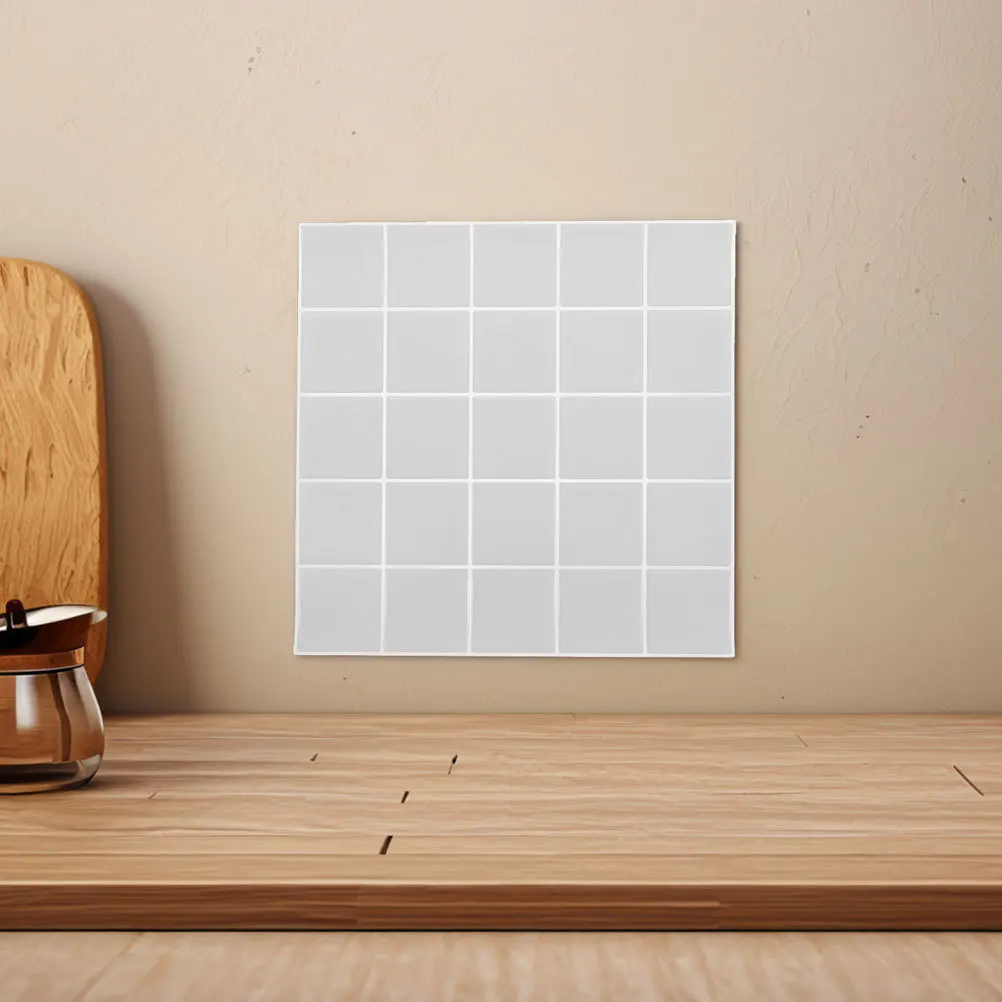 

2pcs Peel Stick Wall Tiles Modern Kitchen Backsplash Decal Self Adhesive Heat Resistant Tile Stickers For Bathroom Shower